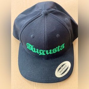 Augusta snapback hat cap The Classic Deverux Golf Black NWT